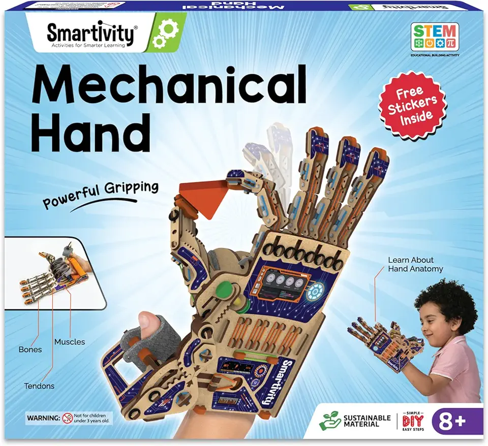 Smartivity Mechanical Hand STEM toy kit educational model