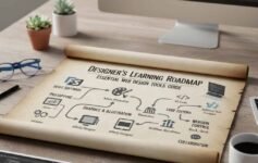 Designers learning roadmap with essentiaDesigners learning roadmap with essential web design tools.l web design tools.