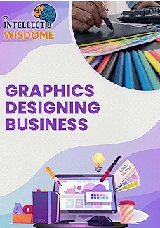 Business graphic design illustration with icons and text