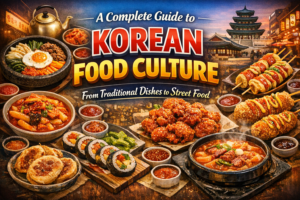 Use something keyword-rich like “Korean food culture guide with traditional dishes and street food”
