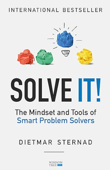 Solve-it concept graphic illustrating problem solving with icons and text