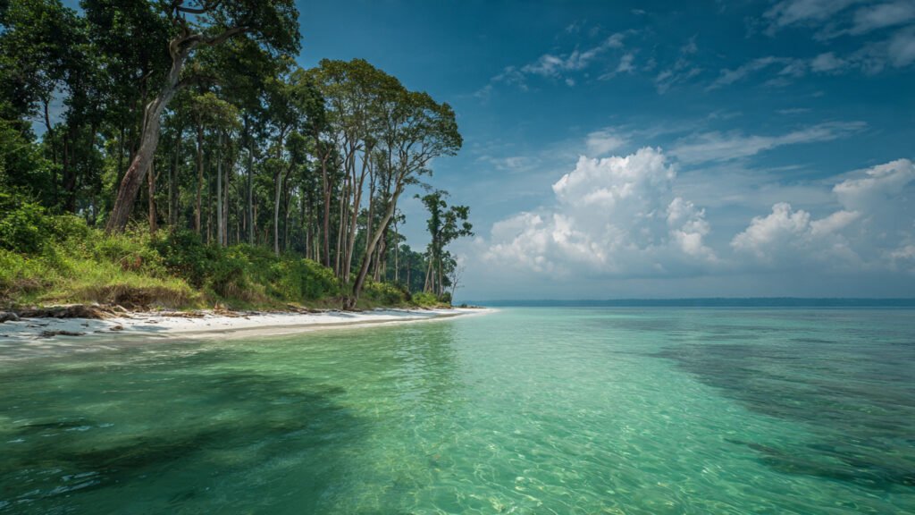 Stunning sunset at Radha Nagar Beach, Havelock Island, Andaman