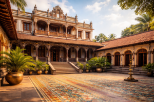 Hidden Gems of Historic Chettinad mansion architecture in Kannadukathan heritage village Tamil Nadu