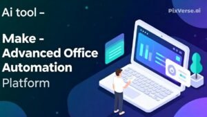 Make automation platform showing advanced office workflow automation and app integrations
