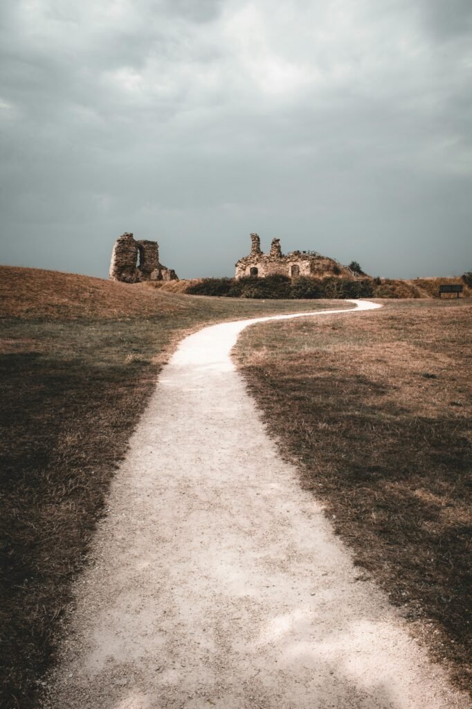 Sandal Castle is a historic ruin overlooking the Wakefield area