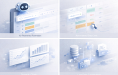Illustration showing horizontal rows layout used in web design or table structure