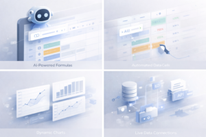 Illustration showing horizontal rows layout used in web design or table structure